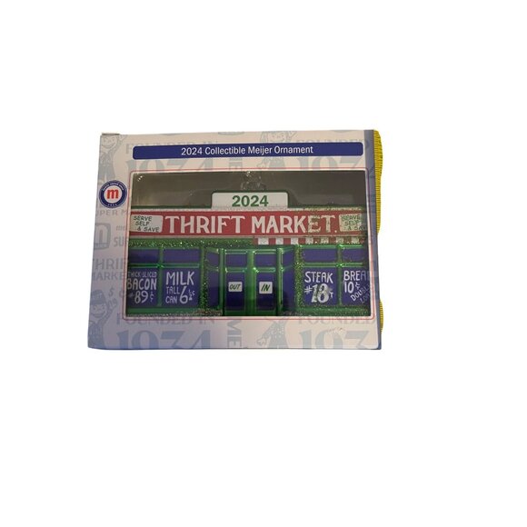 2024 Meijer Thrift Market Collectible Holiday Ornament First in Five Year Series - Picture 8 of 9